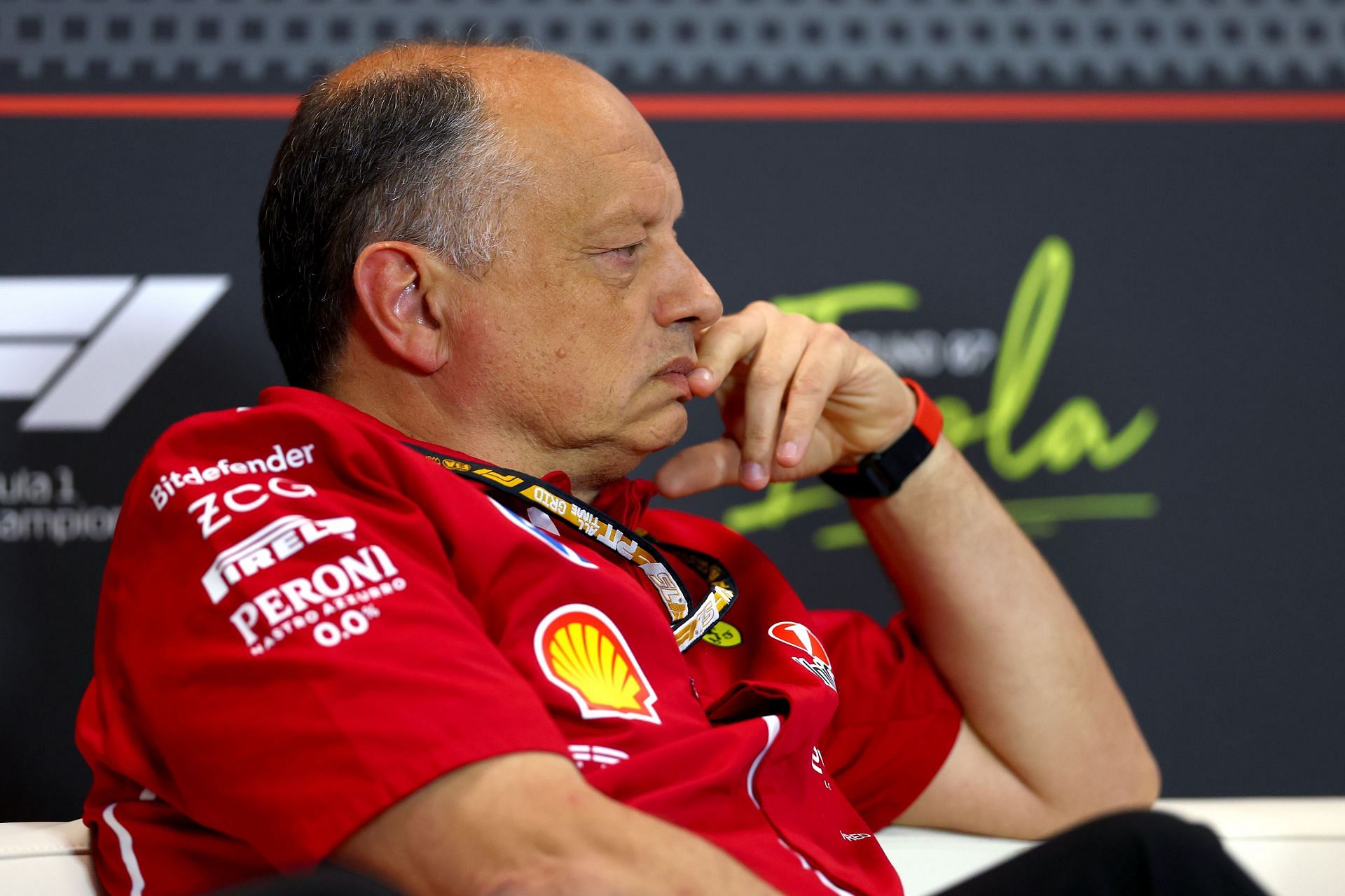 Fred Vasseur at the F1 Grand Prix of Emilia-Romagna - Source: Getty